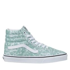 Vans Women's Washes Sk8-Hi In Caledon Green/True White