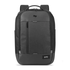 Solo Magnitude Backpack, Fits Devices Up To 17.3", Polyester, 12.5 X 6 X 18.5, Black Herringbone