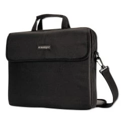 Kensington Simply Portable Padded Laptop Sleeve, Fits Devices Up To 17", Polyester, 17.38 X 2.13 X 14.25, Black