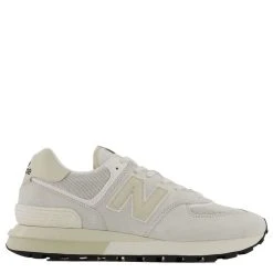 New Balance Men's 574 Legacy In Silver Birch With Sea Salt