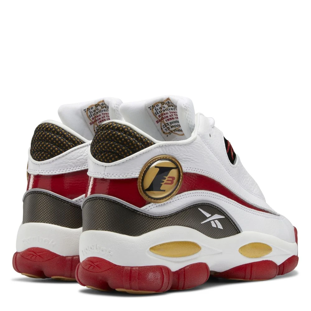 Reebok Men's The Answer DMX Basketball Shoe In Ftwr White/Flash Red/Core Black - Image 3