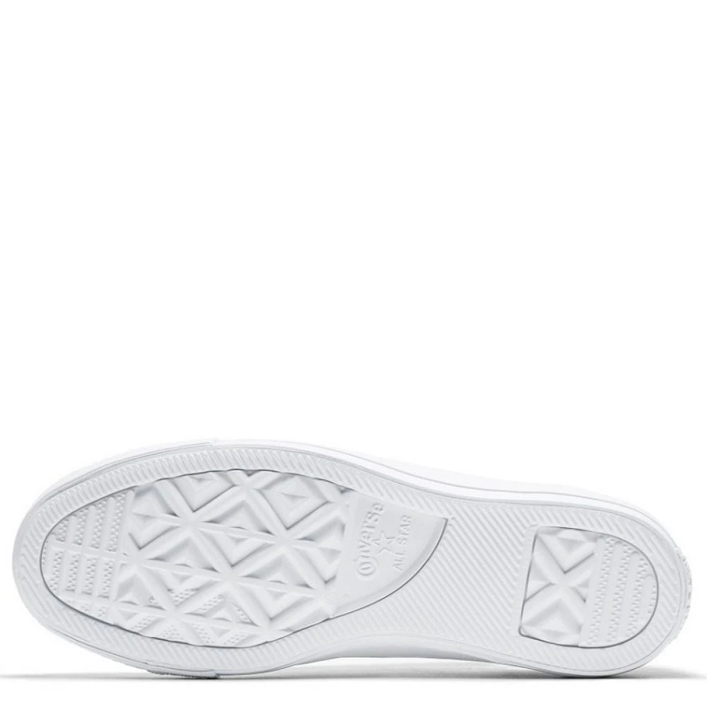 Converse Chuck Taylor All Star Mono Leather Low Top In White Monochrome - Image 3