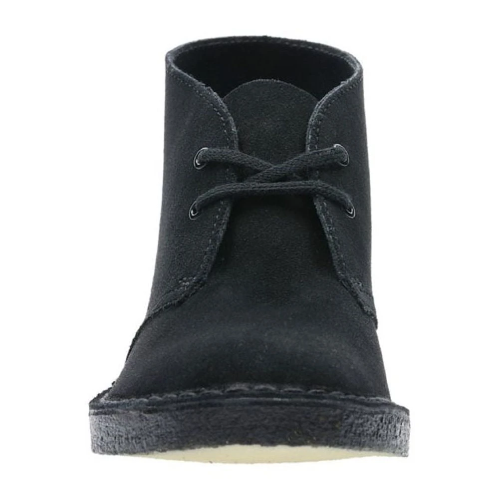 Clarks Women's Desert Boot In Black Suede - Image 3