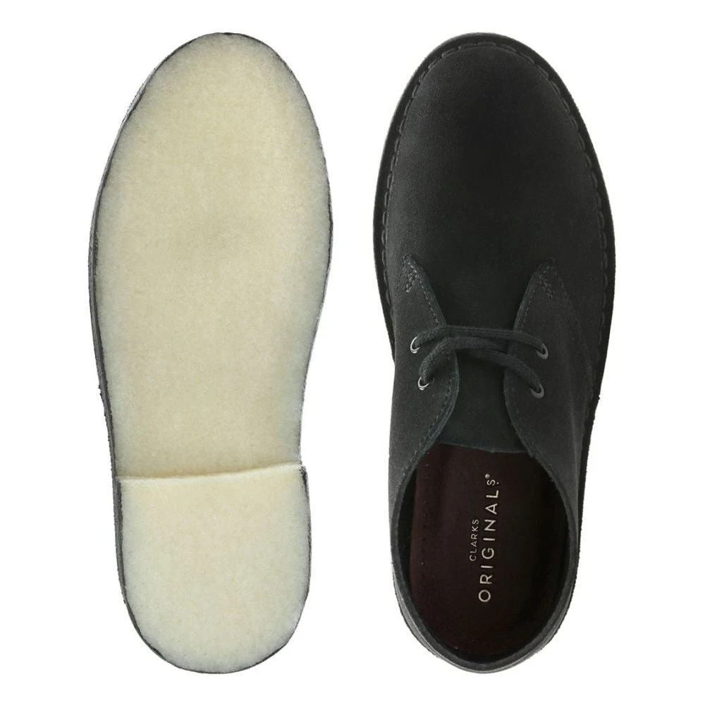 Clarks Women's Desert Boot In Black Suede - Image 5