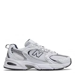 New Balance 530 In White With Natural Indigo