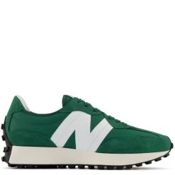 New Balance 327 In Team Forest Green/White