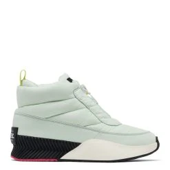 Sorel Women's Out N About III Puffy Zip Boot In Sea Sprite/Chalk