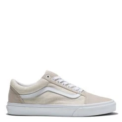 Vans Summer Linen Old Skool In Natural
